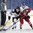 BUFFALO, NEW YORK - JANUARY 2: Finland's Eeli Tolvanen #20 skates with the puck while fending-off the Czech Republic's Martin Necas #8 during quarterfinal round action at the 2018 IIHF World Junior Championship. (Photo by Matt Zambonin/HHOF-IIHF Images)

